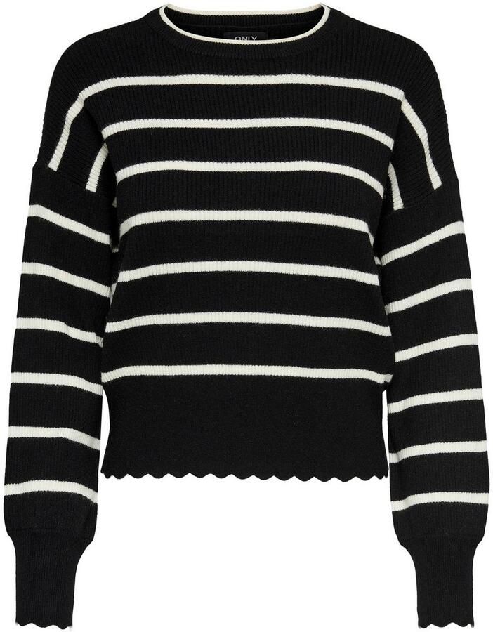 Only Trui met ronde hals ONLIBI LS O-NECK NOOS KNT