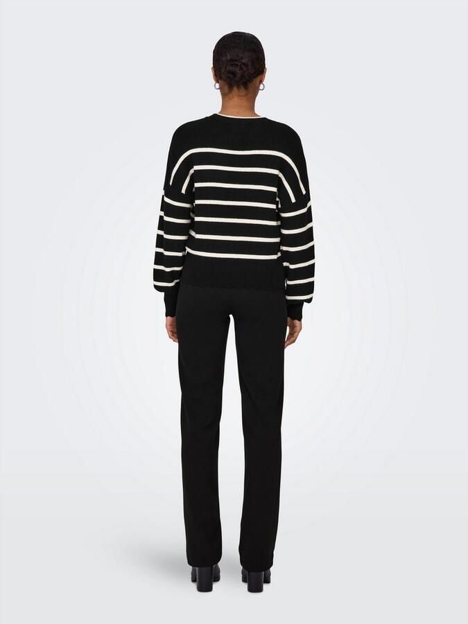 Only Trui met ronde hals ONLIBI LS O-NECK NOOS KNT - Foto 5