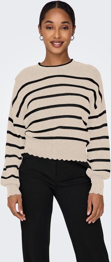 Only Trui met ronde hals ONLIBI LS O-NECK NOOS KNT - Foto 6