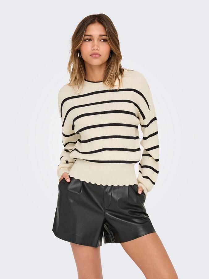 Only Trui met ronde hals ONLIBI LS O-NECK NOOS KNT - Foto 2