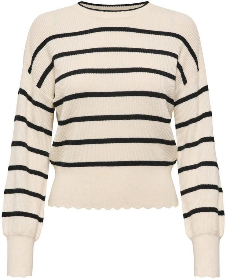 Only Trui met ronde hals ONLIBI LS O-NECK NOOS KNT