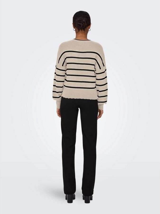 Only Trui met ronde hals ONLIBI LS O-NECK NOOS KNT - Foto 5