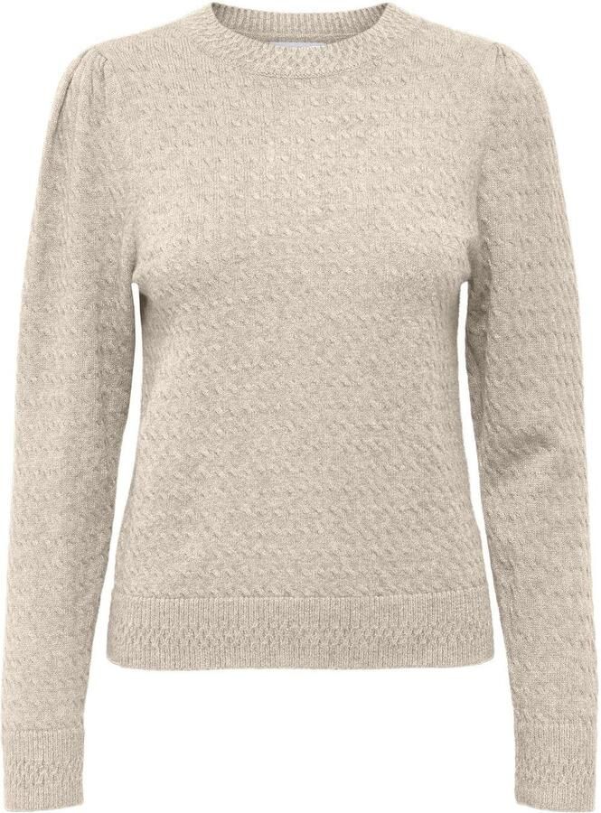 Only Trui met ronde hals ONLKATIA LS PUFF O-NECK CC KNT