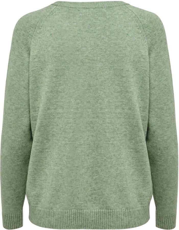 Only Trui met ronde hals ONLLESLY KINGS in gemêleerde look - Foto 3