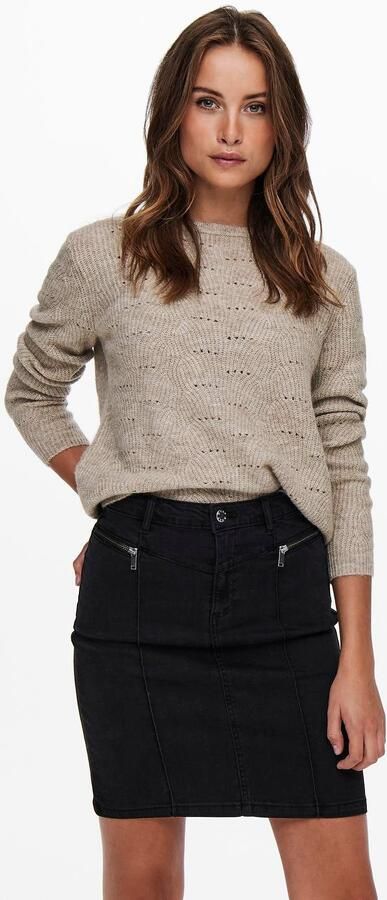 Only Trui met ronde hals ONLLOLLI L S PULLOVER KNT NOOS - Foto 7