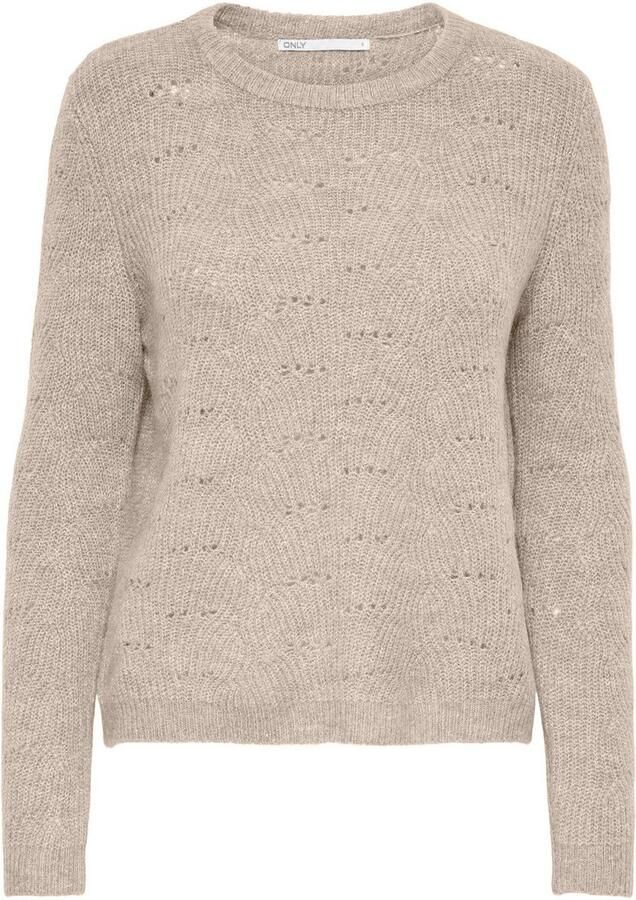 Only Trui met ronde hals ONLLOLLI L S PULLOVER KNT NOOS - Foto 6