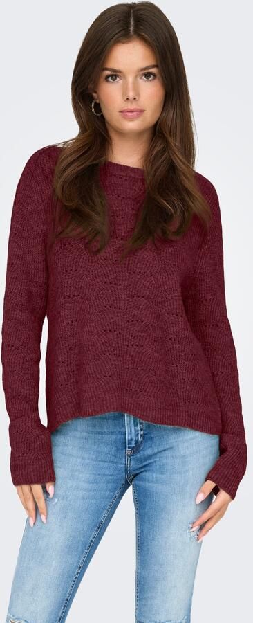 Only Trui met ronde hals ONLLOLLI L S PULLOVER KNT NOOS - Foto 3