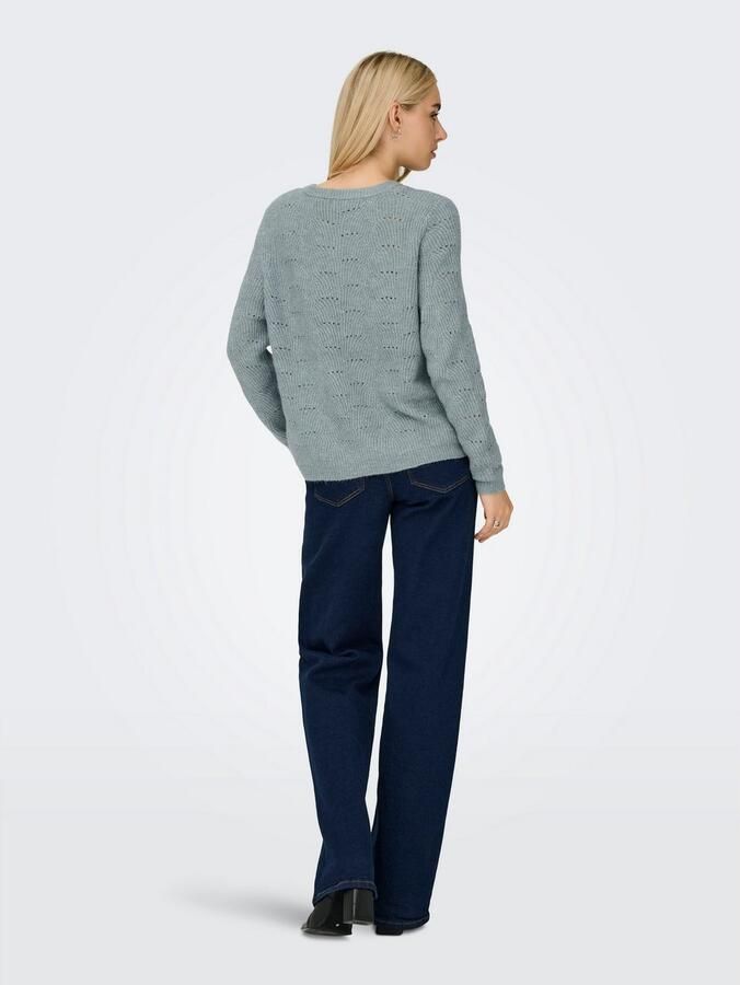 Only Trui met ronde hals ONLLOLLI L S PULLOVER KNT NOOS - Foto 6