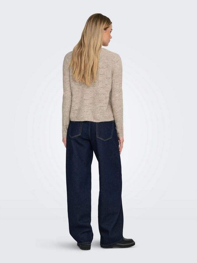 Only Trui met ronde hals ONLLOLLI L S PULLOVER KNT NOOS - Foto 9