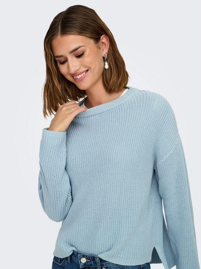 Only Trui met ronde hals ONLLUNA LS O-NECK PULLOVER KNT NCA - Foto 2