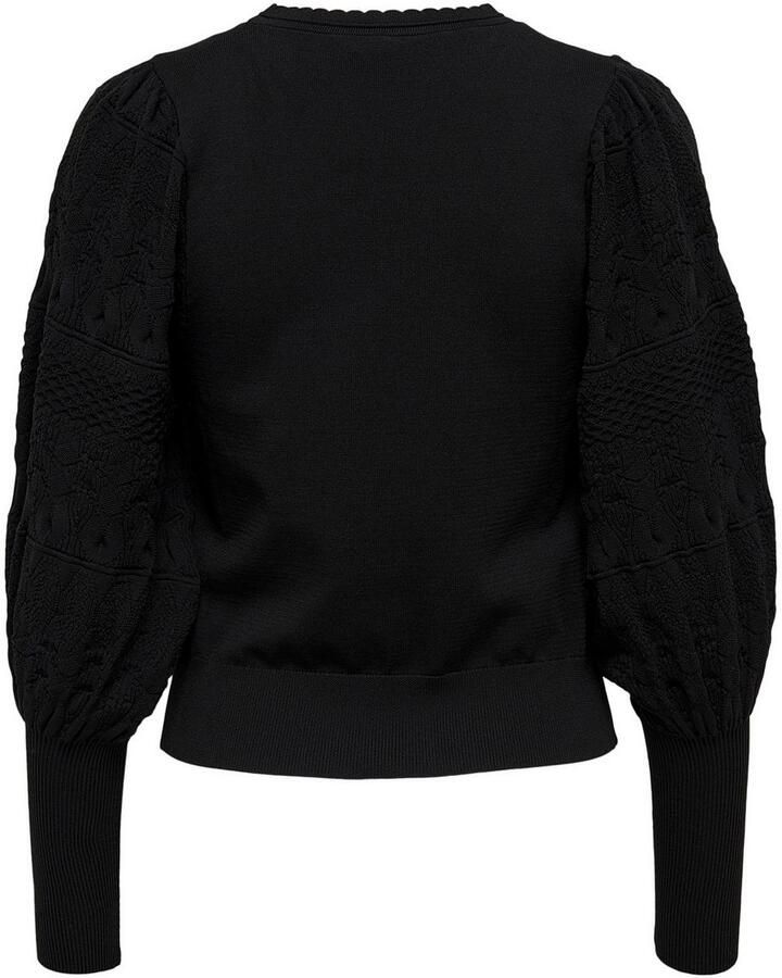 Only Trui met ronde hals ONLMELITA L S O-NECK PULLOVER KNT NOOS - Foto 2