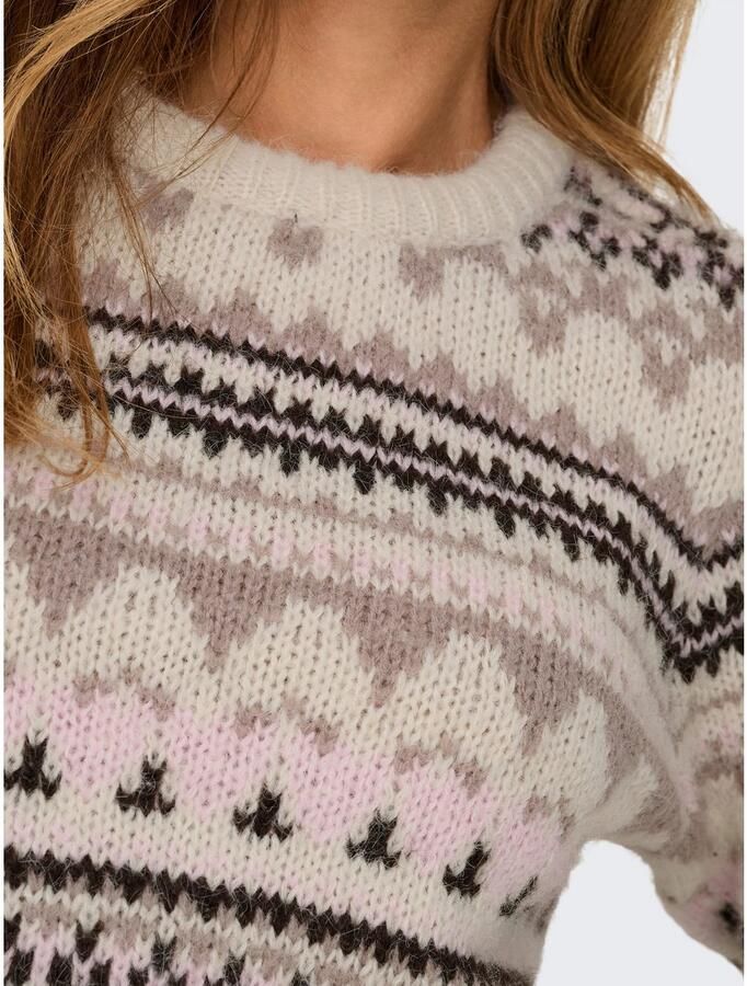 Only Regular fit gebreide pullover met winters motief model 'MONTANA' - Foto 2