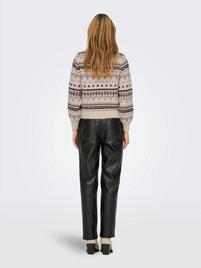 Only Regular fit gebreide pullover met winters motief model 'MONTANA' - Foto 5