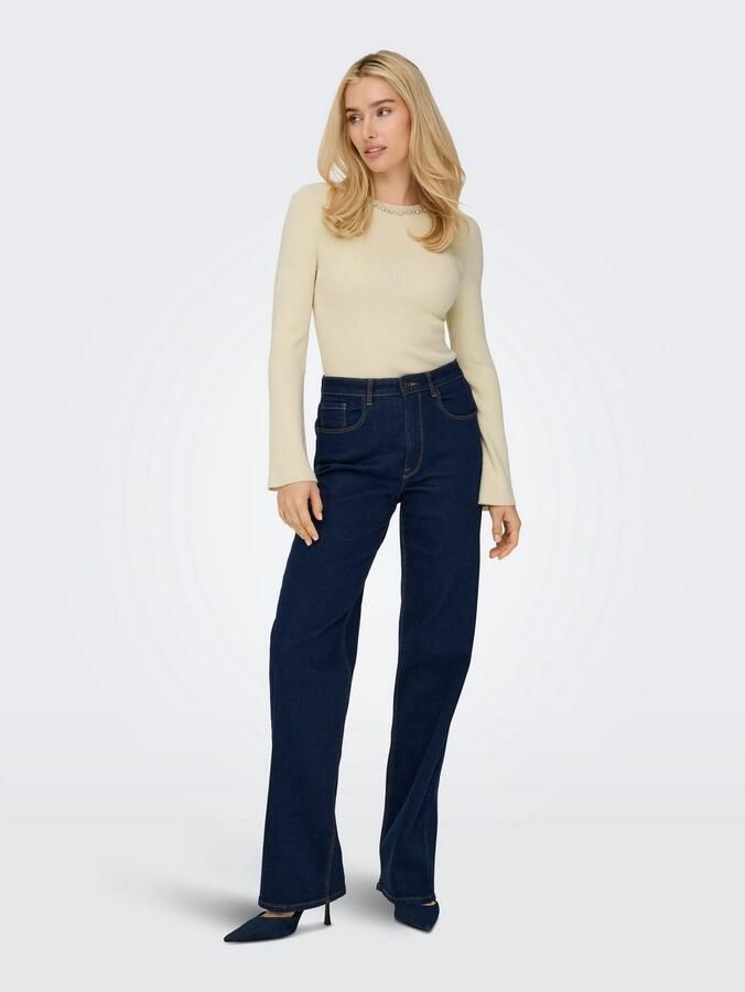 Only Trui met ronde hals ONLNATASCHA LS BLING O-NECK CC KNT - Foto 5