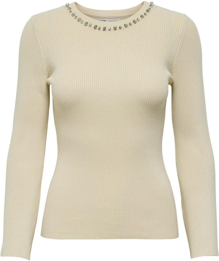 Only Trui met ronde hals ONLNATASCHA LS BLING O-NECK CC KNT - Foto 2
