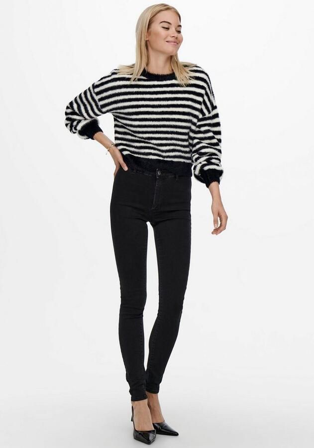 Only Relaxed fit gebreide pullover met all-over motief model 'PIUMO' - Foto 5