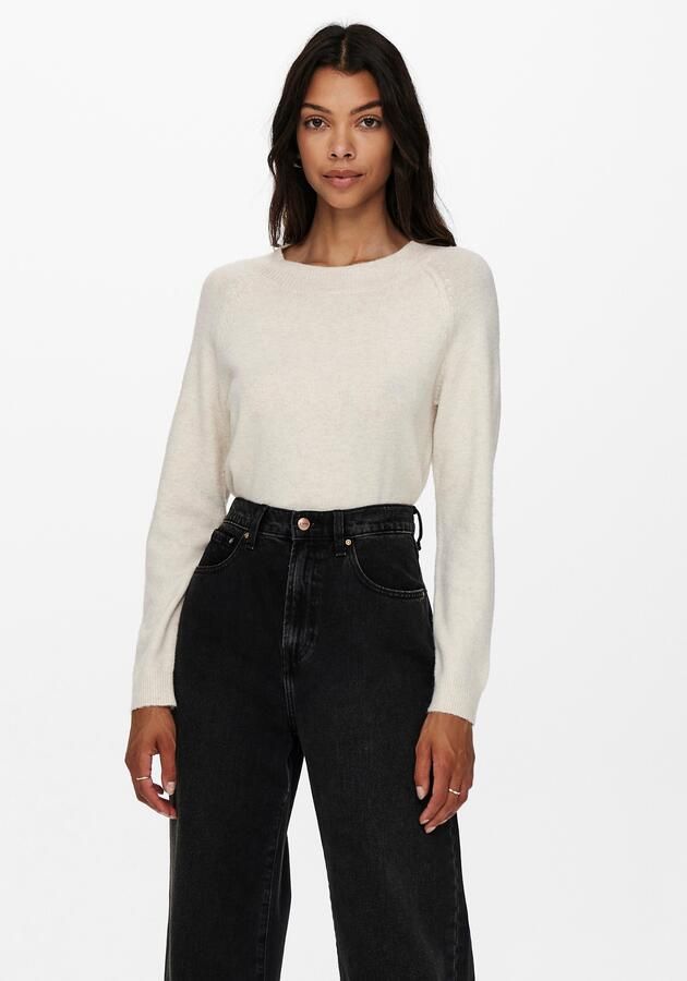 Only Regular fit gebreide pullover met raglanmouwen model 'RICA' - Foto 10