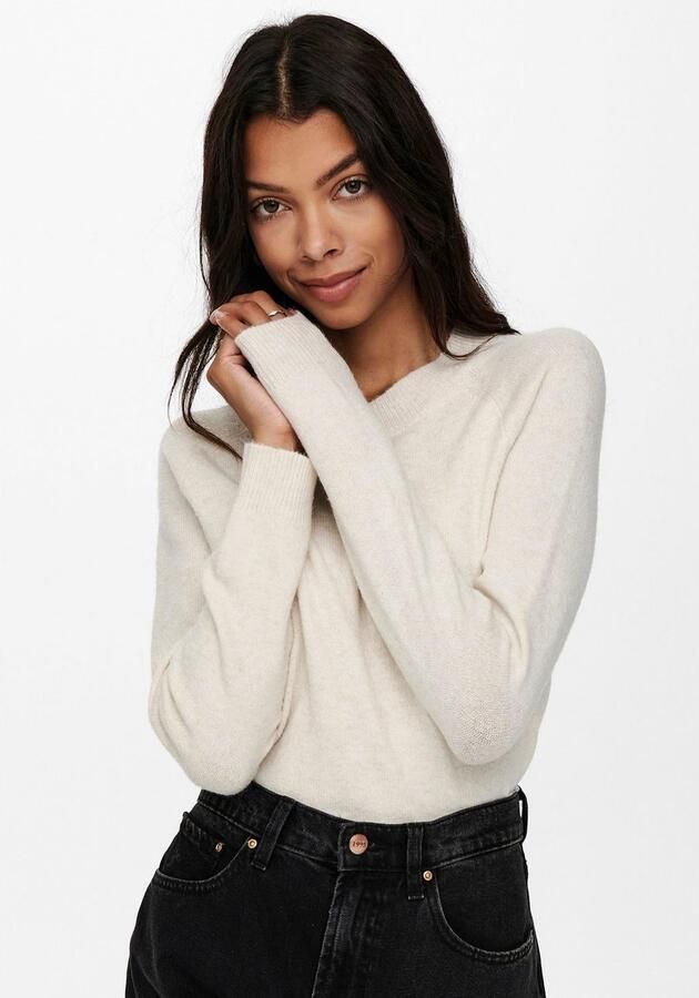 Only Regular fit gebreide pullover met raglanmouwen model 'RICA' - Foto 7