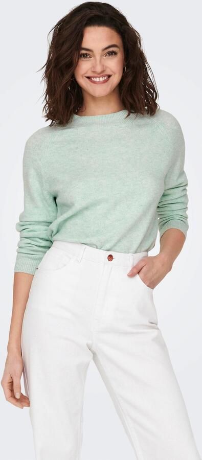 Only Trui met ronde hals ONLRICA LIFE L S PULLOVER KNT NOOS - Foto 6