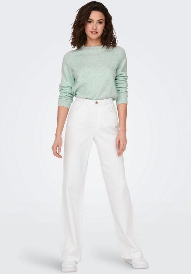 Only Trui met ronde hals ONLRICA LIFE L S PULLOVER KNT NOOS - Foto 5