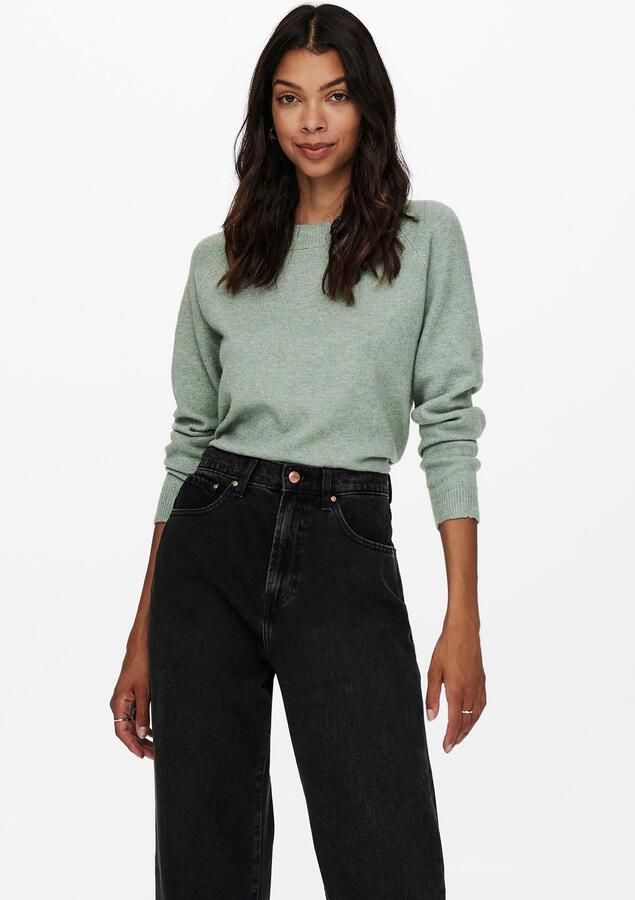 Only Regular fit gebreide pullover met raglanmouwen model 'RICA' - Foto 7