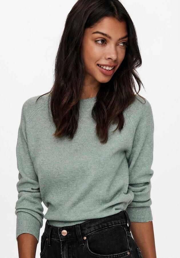 Only Regular fit gebreide pullover met raglanmouwen model 'RICA' - Foto 4