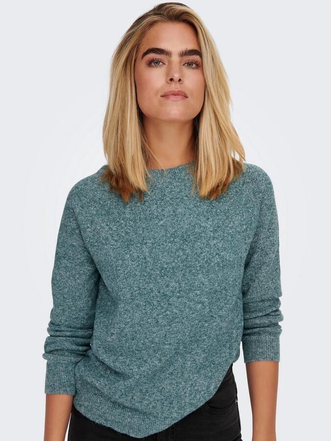 Only Regular fit gebreide pullover met raglanmouwen model 'RICA' - Foto 7
