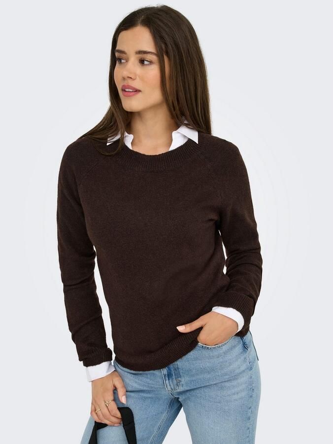 Only Regular fit gebreide pullover met raglanmouwen model 'RICA' - Foto 3