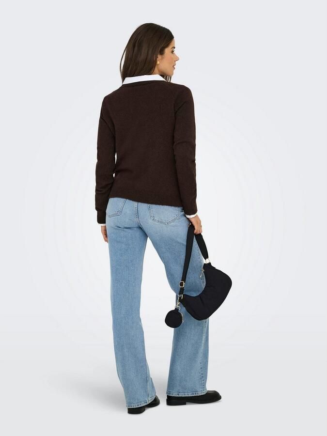 Only Regular fit gebreide pullover met raglanmouwen model 'RICA' - Foto 4