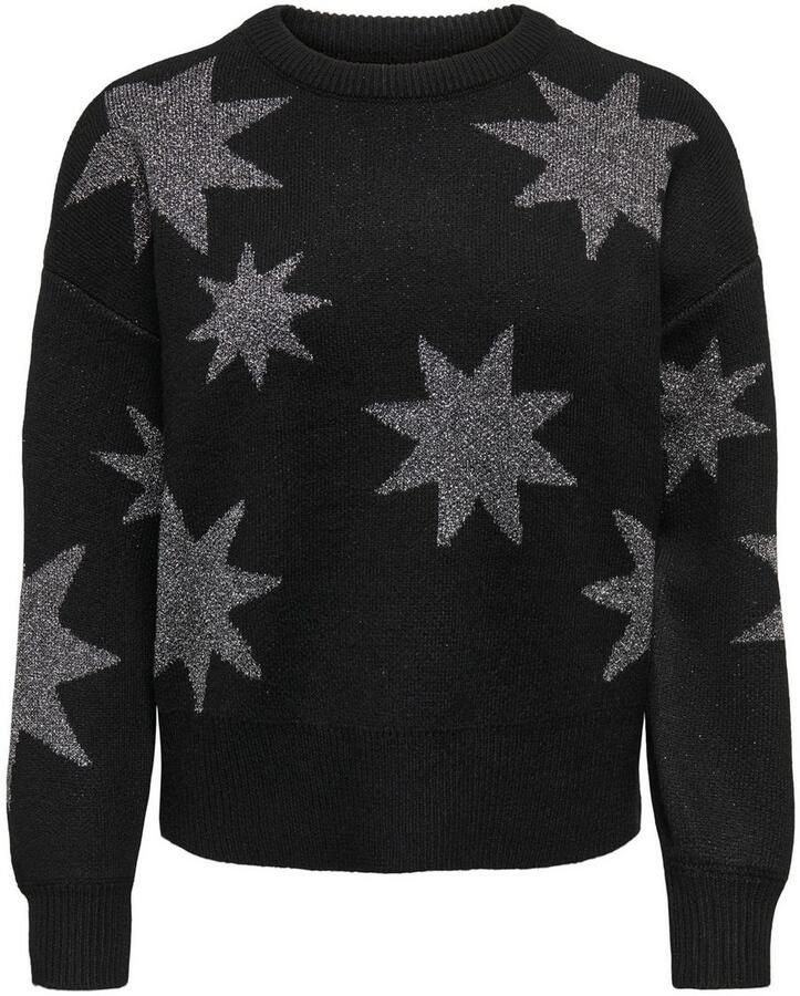 Only Trui met ronde hals ONLROSIE LS O-NECK GLITTER KNT - Foto 2