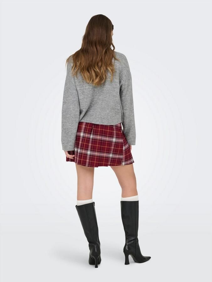 Only Regular fit gebreide pullover met ronde hals model 'SIMONI' - Foto 5