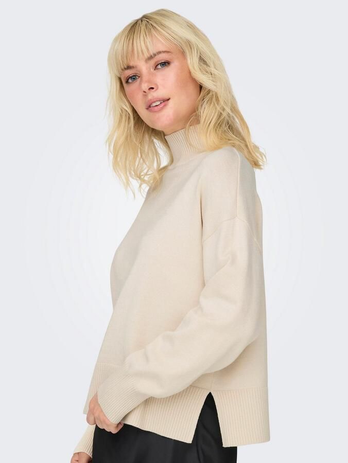 Only Trui met staande kraag ONLBARI L S HIGHNECK KNT