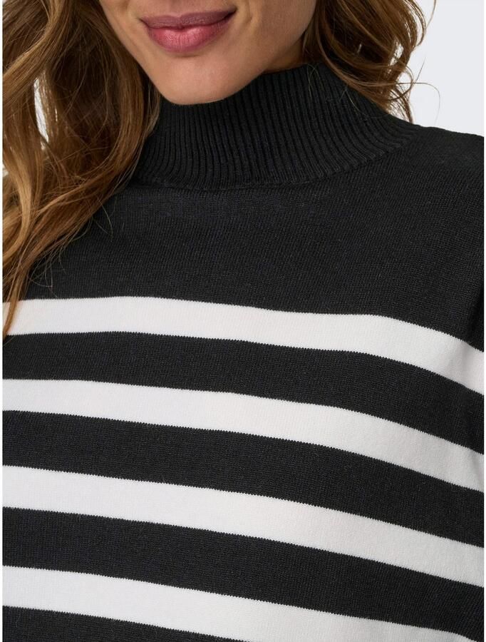 Only Regular fit gebreide pullover van viscosemix model 'BARI'