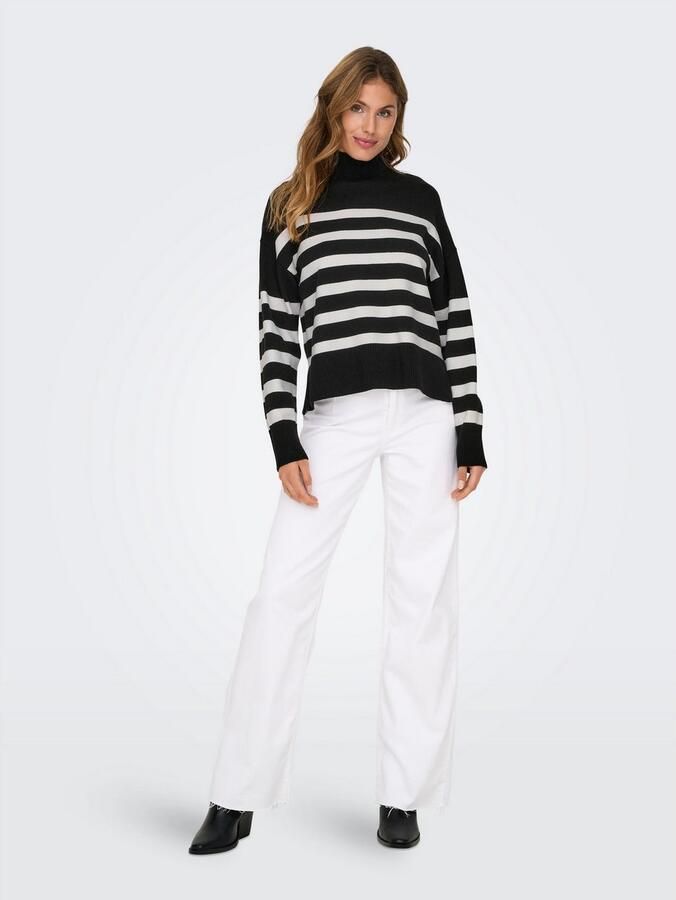 Only Regular fit gebreide pullover van viscosemix model 'BARI' - Foto 3