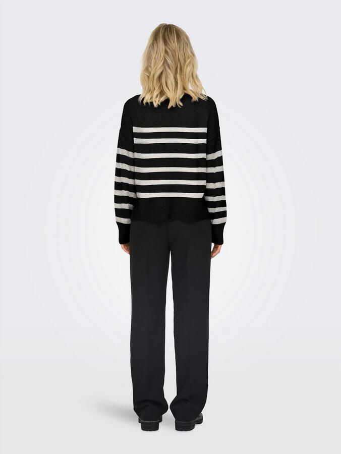 Only Regular fit gebreide pullover van viscosemix model 'BARI' - Foto 4