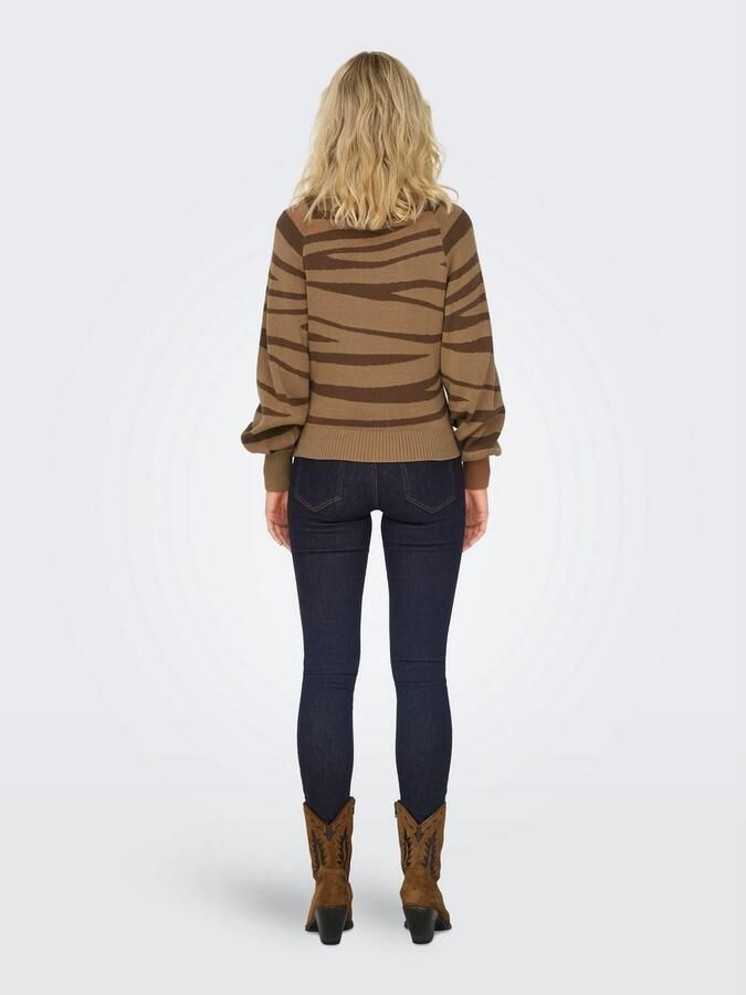 Only Trui met staande kraag ONLFRIDA LIFE LS HIGHNECK CC KNT - Foto 4