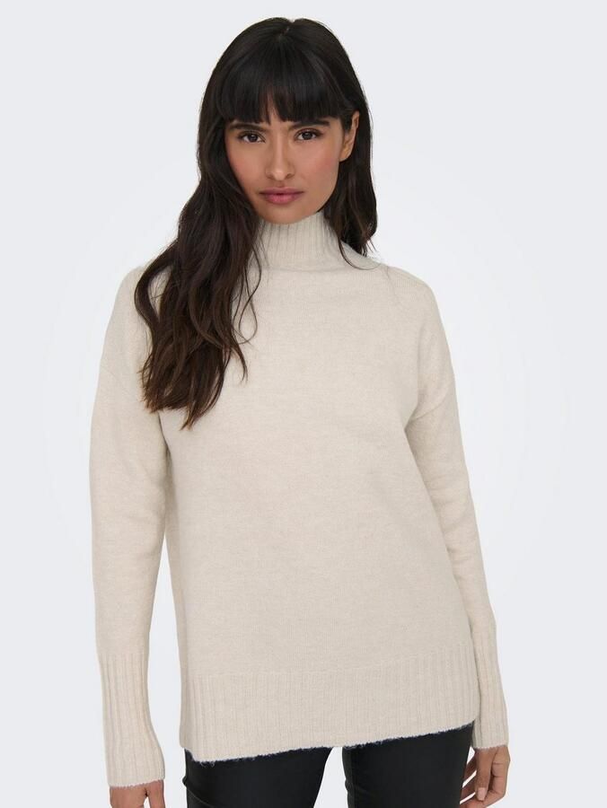 Only Trui met staande kraag ONLGABRIEL LIFE L S HIGHNECK CC KNT - Foto 4