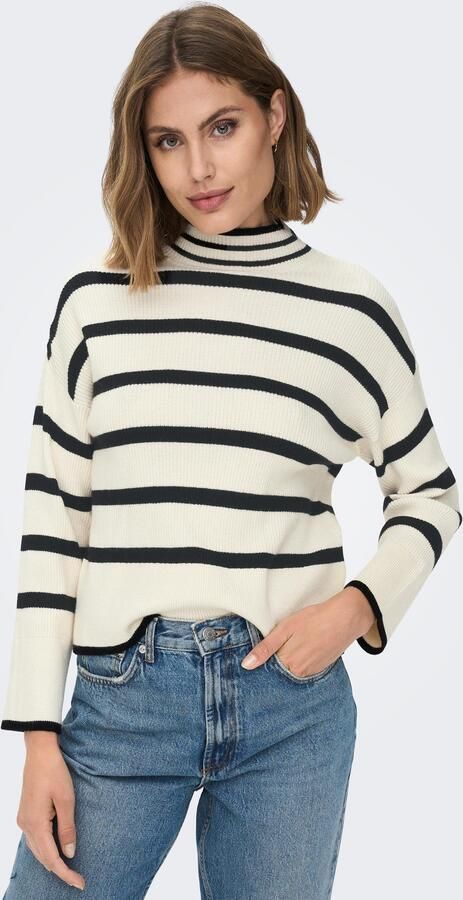 Only Regular fit gebreide pullover van viscosemix model 'LIBI' - Foto 13