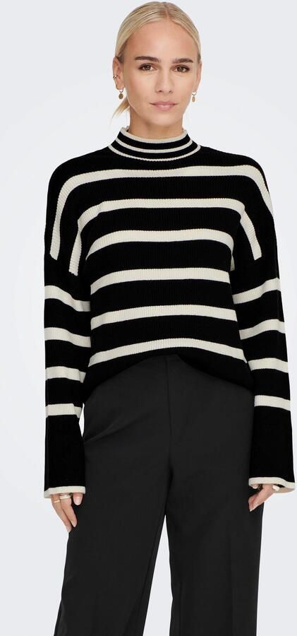 Only Regular fit gebreide pullover van viscosemix model 'LIBI' - Foto 7