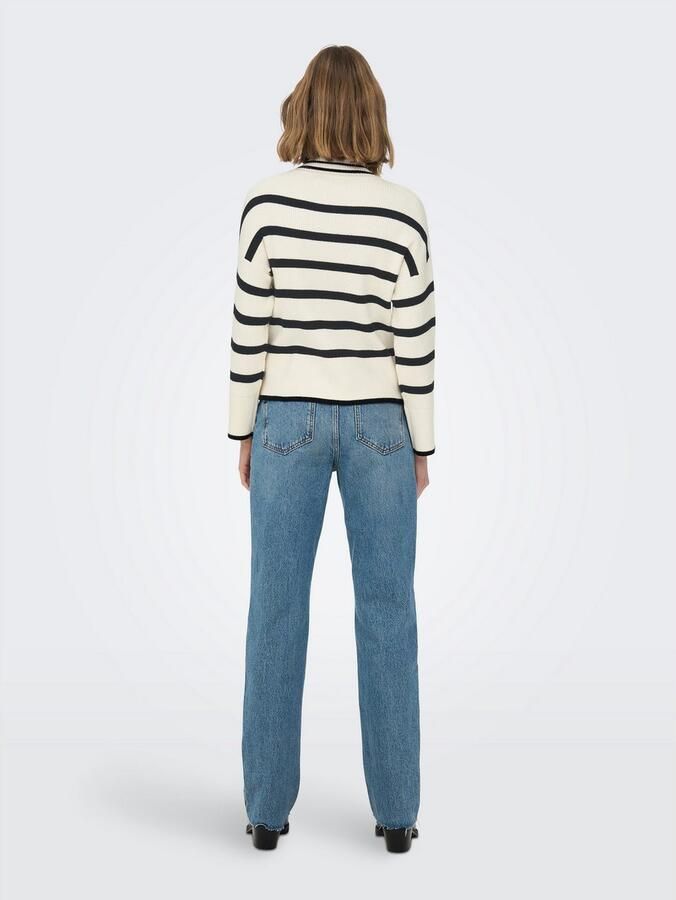 Only Regular fit gebreide pullover van viscosemix model 'LIBI' - Foto 6