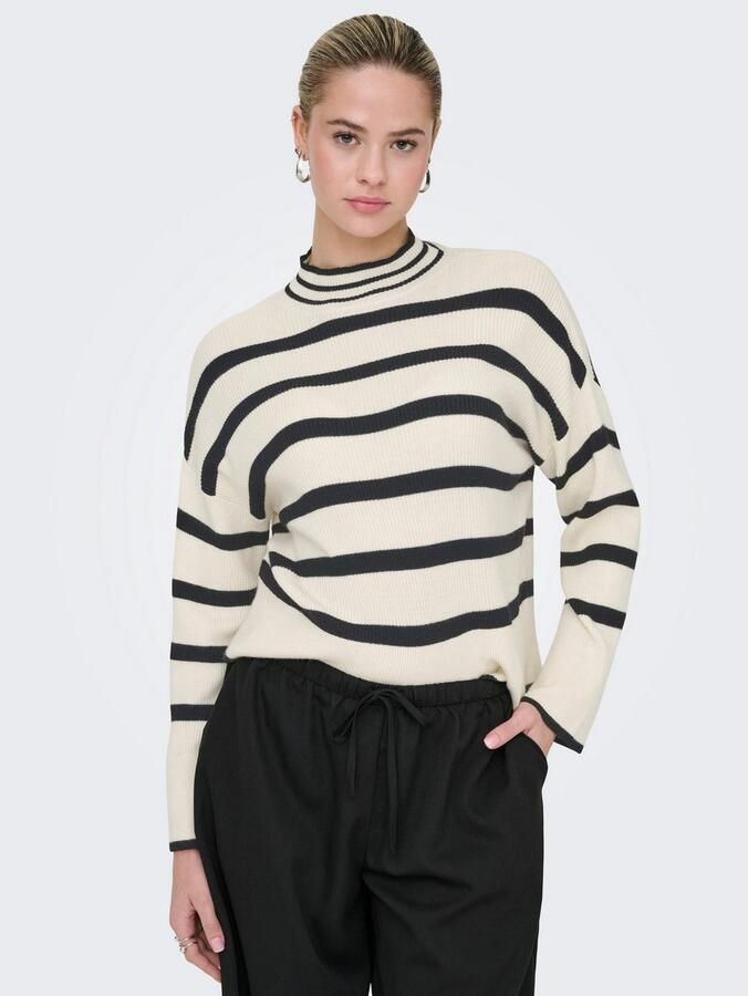 Only Regular fit gebreide pullover van viscosemix model 'LIBI' - Foto 8