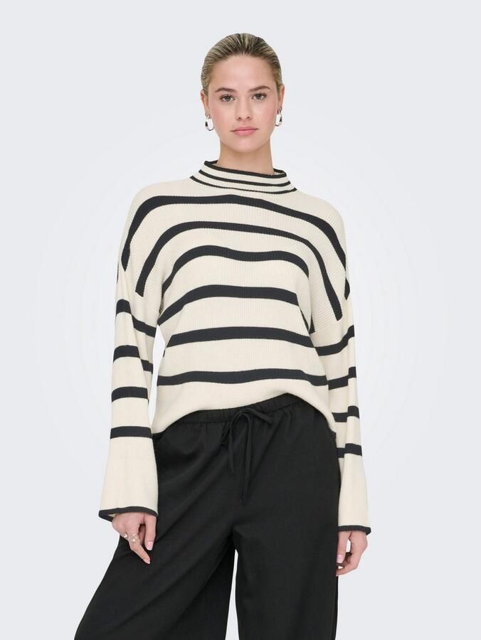 Only Regular fit gebreide pullover van viscosemix model 'LIBI' - Foto 10