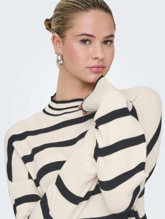 Only Regular fit gebreide pullover van viscosemix model 'LIBI' - Foto 11