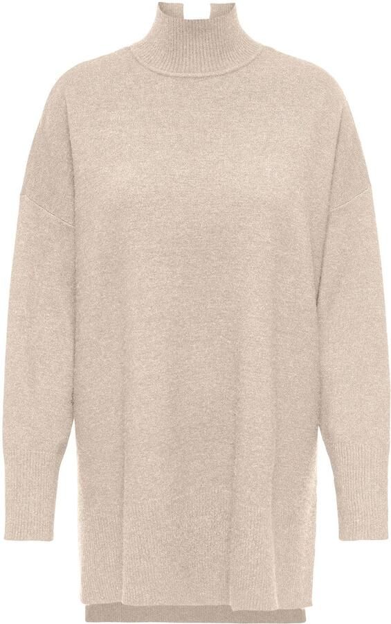 Only Trui met staande kraag ONLIBI LS LOOSE SPLIT NECK CC KNT
