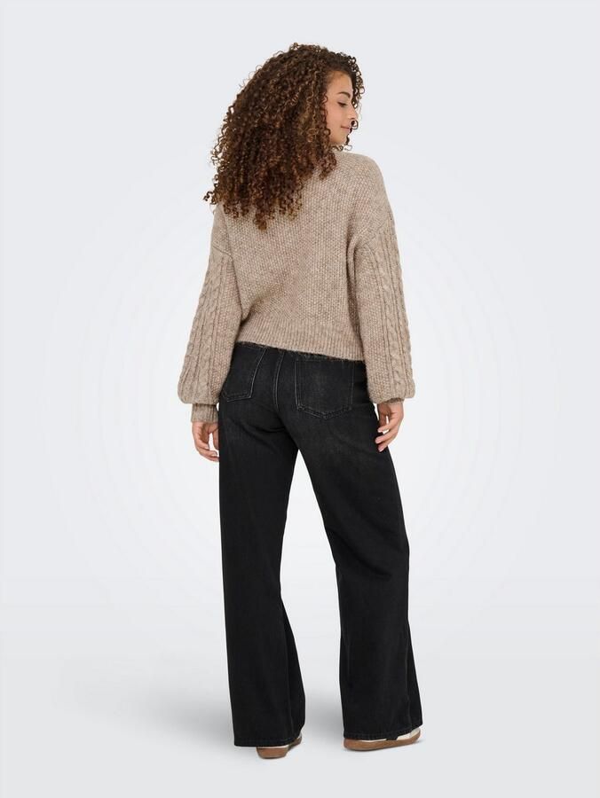 Only Trui met staande kraag ONLIDA LIFE LS HIGH NECK KNT - Foto 4