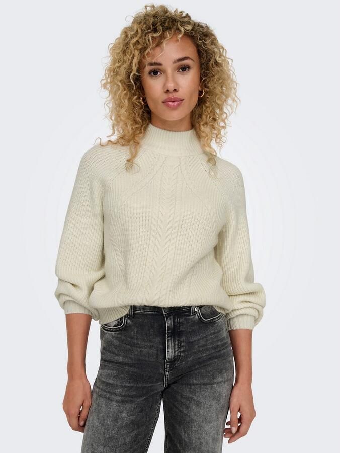 Only Regular fit gebreide pullover van zachte viscosemix model 'KATIA' - Foto 10