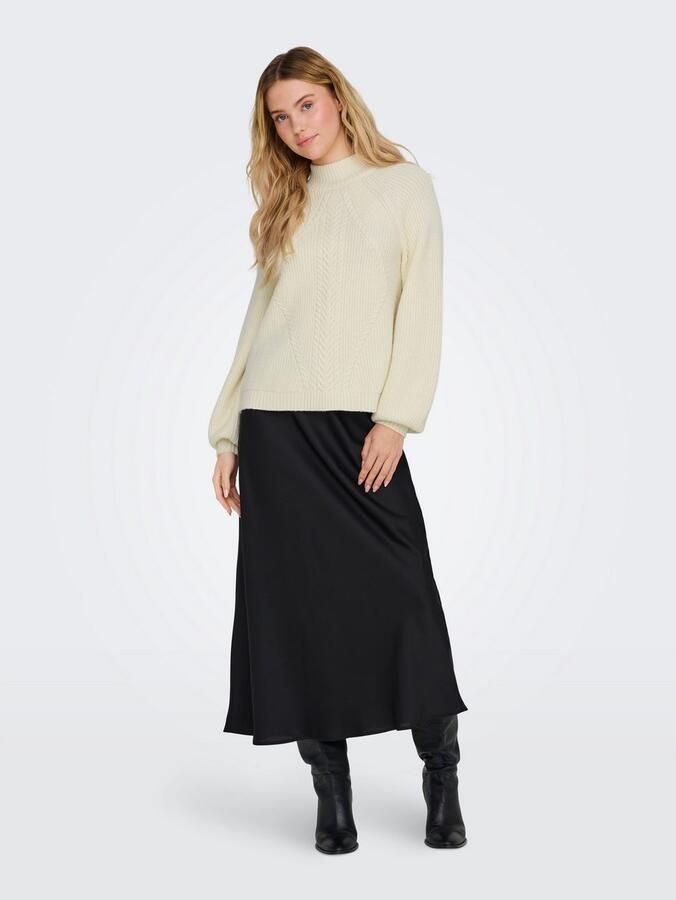 Only Regular fit gebreide pullover van zachte viscosemix model 'KATIA' - Foto 5