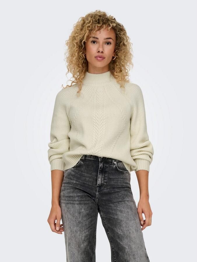 Only Regular fit gebreide pullover van zachte viscosemix model 'KATIA' - Foto 6
