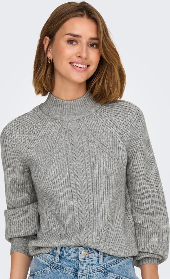 Only Regular fit gebreide pullover van zachte viscosemix model 'KATIA' - Foto 6