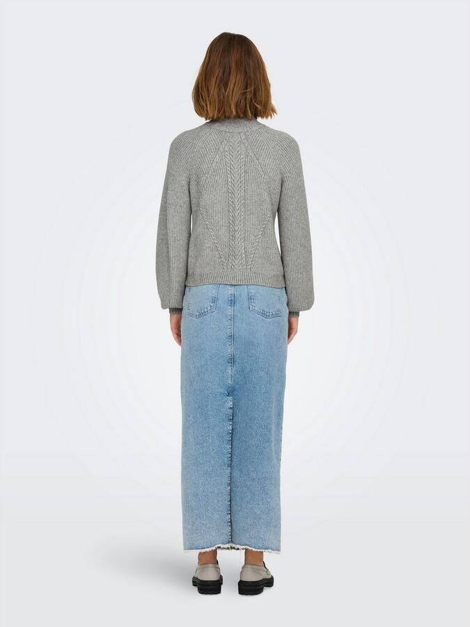 Only Regular fit gebreide pullover van zachte viscosemix model 'KATIA' - Foto 4